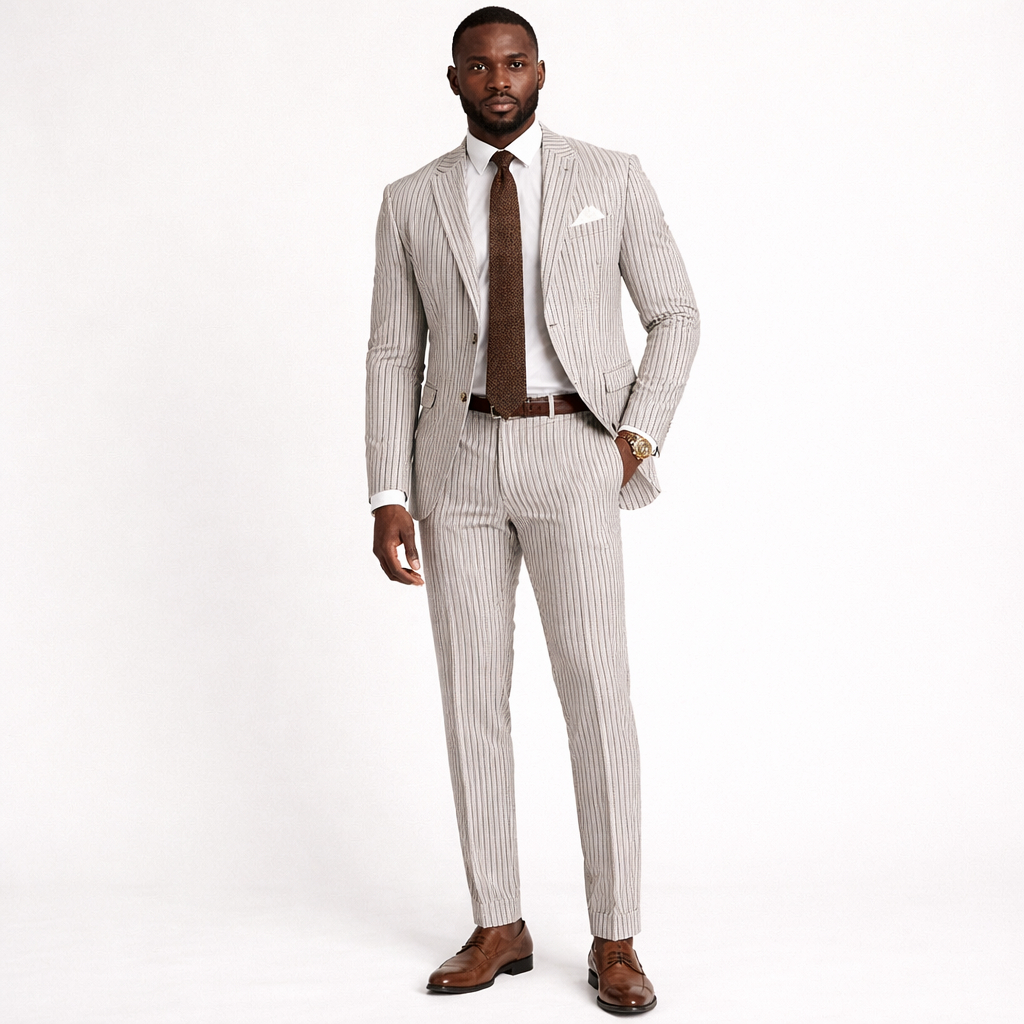 Striped Pattern Woven Fabric